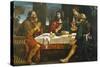 Supper at Emmaus-Giovanni Francesco Barbieri-Stretched Canvas
