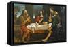 Supper at Emmaus-Giovanni Francesco Barbieri-Framed Stretched Canvas
