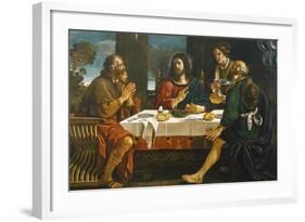 Supper at Emmaus-Giovanni Francesco Barbieri-Framed Giclee Print