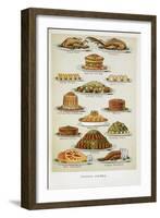 Supper Dishes. Meat and Fish Dishes-Isabella Beeton-Framed Giclee Print