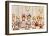 Supper, from 'Christmas in Little Peopleton Manor' in Illustrated London News, Christmas, 1879-Kate Greenaway-Framed Giclee Print