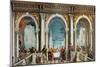 Supper in the House of Levi, 1573-Paolo Veronese-Mounted Giclee Print