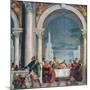 Supper in the House of Levi, 1573-Paolo Veronese-Mounted Giclee Print