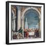 Supper in the House of Levi, 1573-Paolo Veronese-Framed Giclee Print