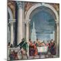 Supper in the House of Levi, 1573-Paolo Veronese-Mounted Giclee Print