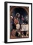 Supper in the House of the Pharisee-Moretto da Brescia-Framed Art Print