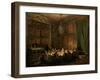 Supper of Prince De Conti at the Temple, 1766-Michel Barthélemy Ollivier-Framed Giclee Print