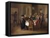 Supper of the Philosophers, 1773-Jean Huber-Framed Stretched Canvas