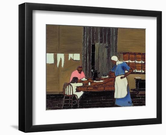 Supper Time, C.1940 (Oil on Panel)-Horace Pippin-Framed Giclee Print