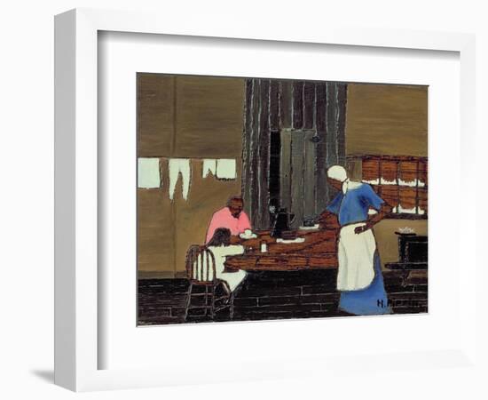 Supper Time, C.1940 (Oil on Panel)-Horace Pippin-Framed Giclee Print