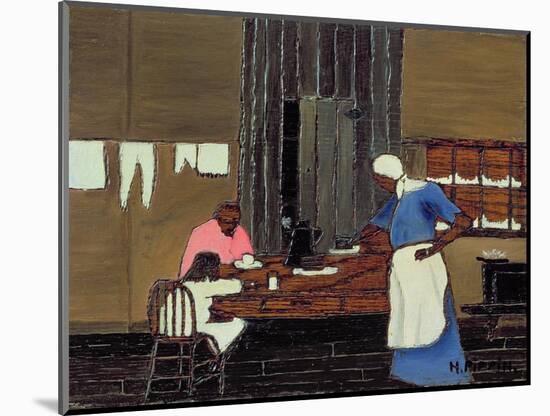Supper Time, C.1940 (Oil on Panel)-Horace Pippin-Mounted Giclee Print