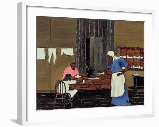 Supper Time, C.1940 (Oil on Panel)-Horace Pippin-Framed Giclee Print