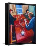 Supper-Marco Cazzulini-Framed Stretched Canvas