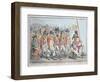 Supplementary Militia Turning Out for Twenty Days Amusement-James Gillray-Framed Giclee Print