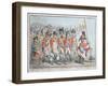 Supplementary Militia Turning Out for Twenty Days Amusement-James Gillray-Framed Giclee Print