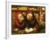 Suppliant Peasants in the Office of Two Tax Collectors-Quentin Metsys-Framed Giclee Print