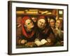 Suppliant Peasants in the Office of Two Tax Collectors-Quentin Metsys-Framed Giclee Print