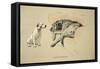 Supplication, 1930, 1st Edition of Sleeping Partners-Cecil Aldin-Framed Stretched Canvas