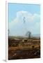 Supplies for U.S. Marine Forces Being Air-Dropped-null-Framed Photographic Print