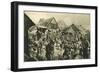 Supplies in a Back Area Station in Russian Poland-Felix Schwormstadt-Framed Giclee Print