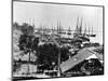 Supplies Landing in Virginia Harbor-null-Mounted Photographic Print