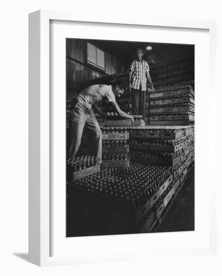 Supply of Coca Cola at Guantanamo Naval Base-null-Framed Photographic Print