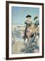 Supply Wagons, 1905-Newell Convers Wyeth-Framed Giclee Print