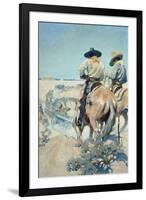 Supply Wagons, 1905-Newell Convers Wyeth-Framed Giclee Print