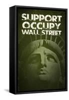 Support Occupy Wall Street Poster-null-Framed Stretched Canvas