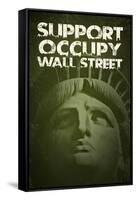 Support Occupy Wall Street Poster-null-Framed Stretched Canvas