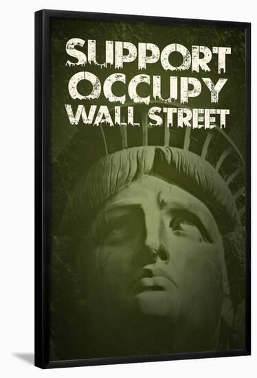 Support Occupy Wall Street Poster-null-Framed Poster