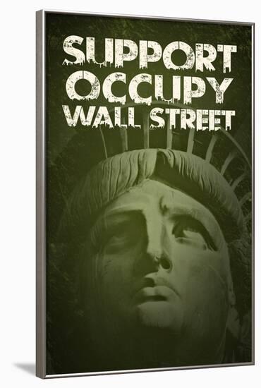 Support Occupy Wall Street-null-Framed Art Print