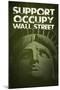 Support Occupy Wall Street-null-Mounted Art Print