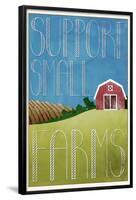 Support Small Farms-null-Framed Poster