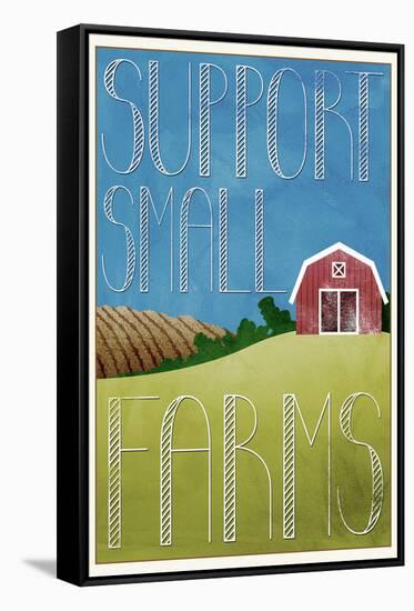 Support Small Farms-null-Framed Stretched Canvas