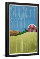 Support Small Farms-null-Framed Poster