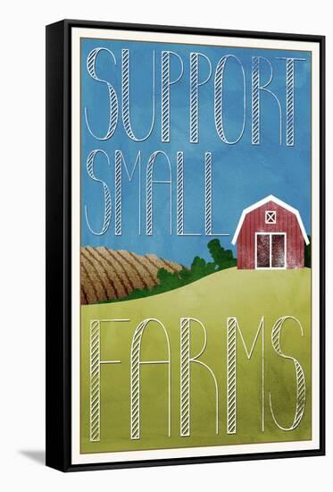 Support Small Farms-null-Framed Stretched Canvas