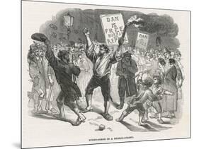 Supporters of the Irish Mp Daniel O'Connell Celebrate His Acquittal and Release from Prison-null-Mounted Art Print