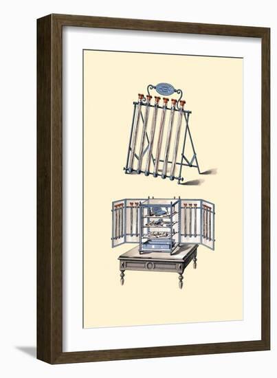 Supports for Tubes and Equipment-Jules Porges-Framed Art Print