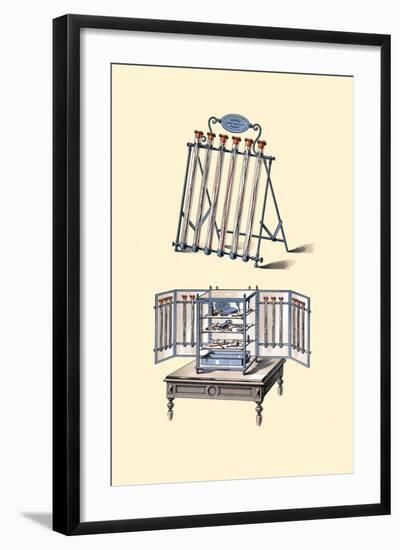 Supports for Tubes and Equipment-Jules Porges-Framed Art Print