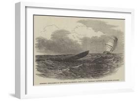 Supposed Appearance of the Great Sea-Serpent, from HMS Plumper-null-Framed Giclee Print