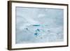 Supra Glacial Lakes over the Ice Sheet in Greenland. Aerial Shot.-Milan Petrovic-Framed Photographic Print