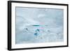 Supra Glacial Lakes over the Ice Sheet in Greenland. Aerial Shot.-Milan Petrovic-Framed Photographic Print