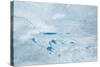 Supra Glacial Lakes over the Ice Sheet in Greenland. Aerial Shot.-Milan Petrovic-Stretched Canvas