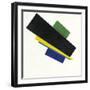 Suprematism, 18Th Construction. Peinture De Kasimir Severinovich Malevitch (Malevich, Malevic) (187-Kazimir Severinovich Malevich-Framed Giclee Print