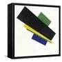 Suprematism, 18Th Construction. Peinture De Kasimir Severinovich Malevitch (Malevich, Malevic) (187-Kazimir Severinovich Malevich-Framed Stretched Canvas