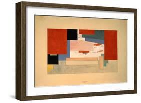 Suprematism, 1919-Kasimir Malevich-Framed Giclee Print