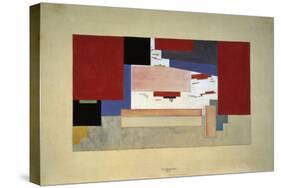 Suprematism (Sketch for a Curtain), 1919-El Lissitzky-Stretched Canvas