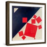 Suprematist Bachus And Ariadne After Titian-Guilherme Pontes-Framed Giclee Print