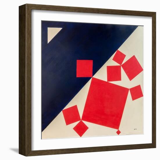 Suprematist Bachus And Ariadne After Titian-Guilherme Pontes-Framed Giclee Print